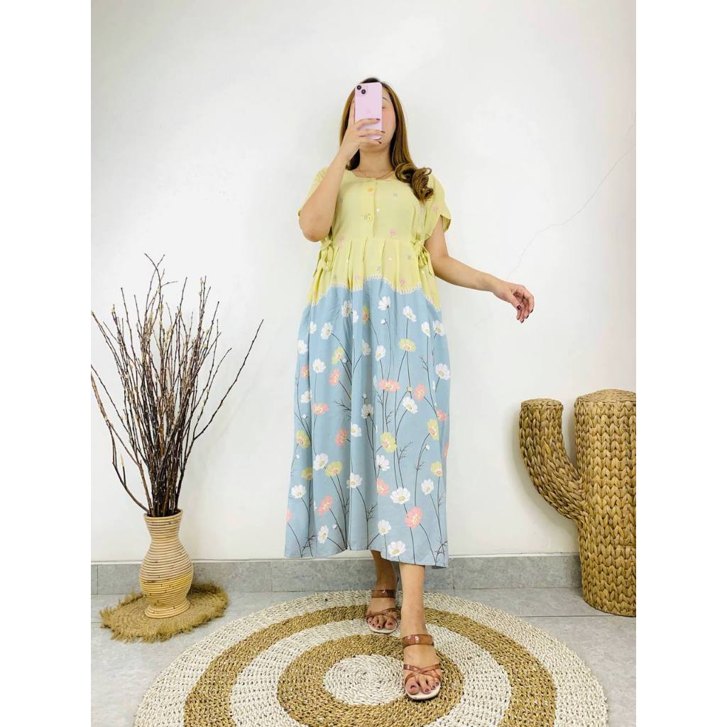 Batik Benang Raja Chibi Short Sleeve Daster | Shopee Singapore