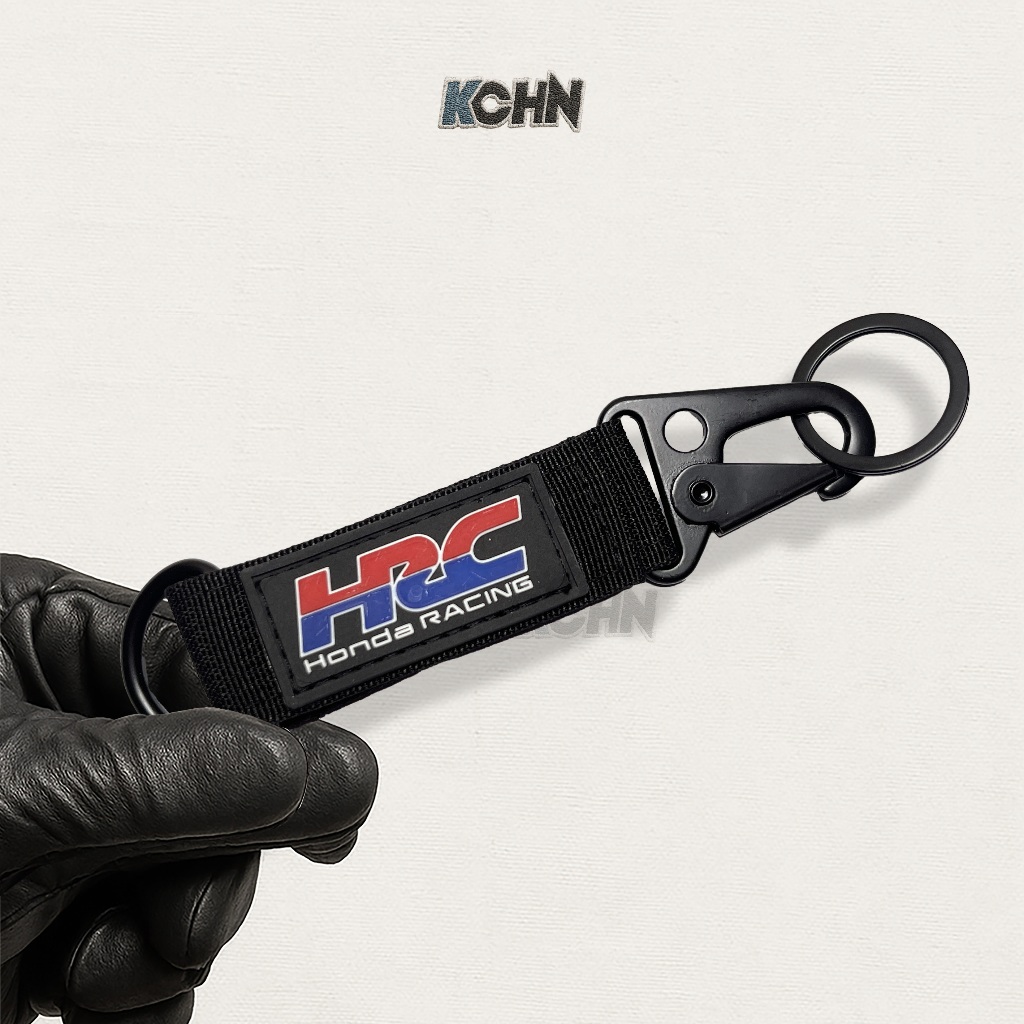 GANTUNGAN Original Honda AHM Velcro Rubber Keychain HRC Motif PCX Vario ...