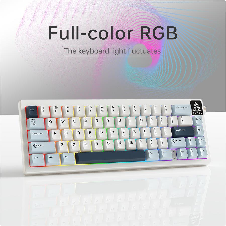 Ajazz AK650 / AK-650 Mechanical Keyboard Wired Connection RGB - Gambar 2