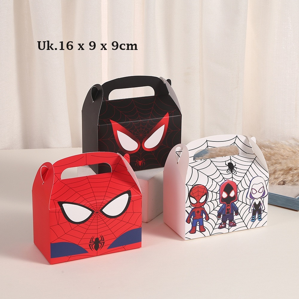 Spiderman Cake Box Hampers Box/ snack Box/ Souvenir Box | Shopee Singapore