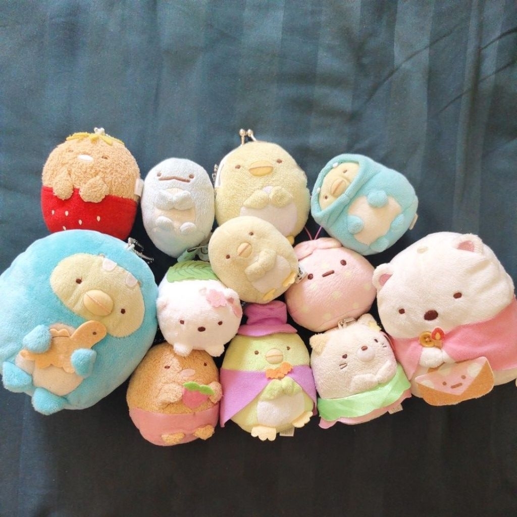 Boneka Sumiko Gurashi Tokage Neko Bebek rilakkuma ganci / boneka kecil upil size tenori