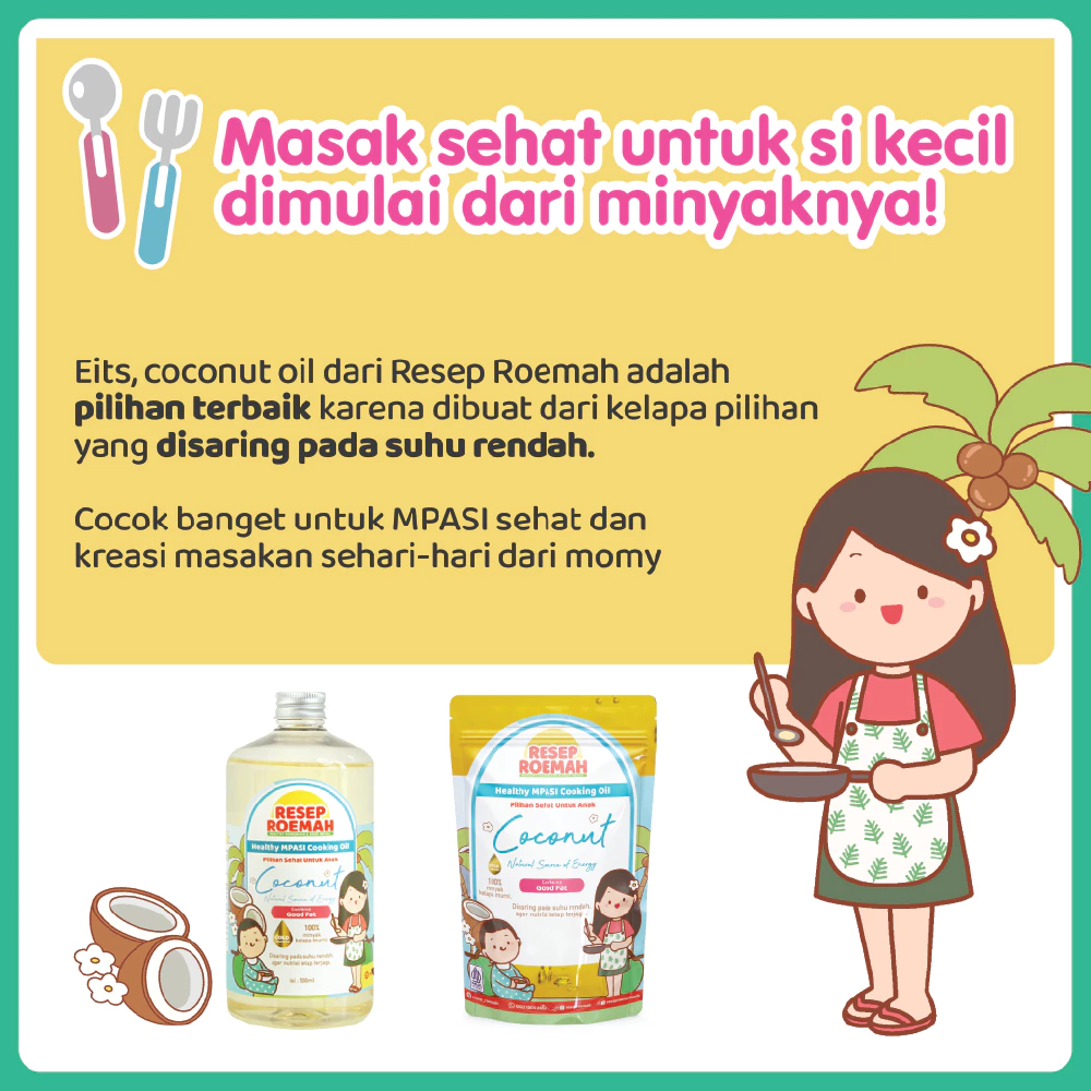 Resep Roemah Healthy MPASI Cooking Oil / Minyak Goreng Sehat MPASI - Gambar 4