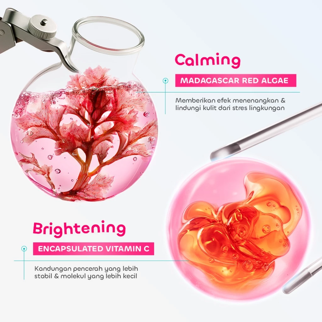 Hanasui Micellar Water Lembut untuk Kulit Sensitif 0% alcohol - Micellar Mencerahkan Vitamin C - Micellar Korean Heartleaf - Gambar 4