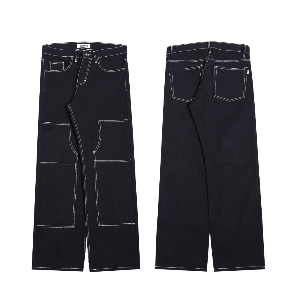 UNFEARED | CARPENTER PANTS - CARPENTER DOUBLE KNEE LOOSE FIT ...