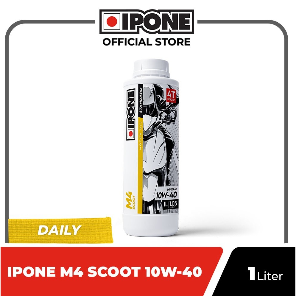 Ipone M4 SCOOT 10W-40 1L - Oli Motor Matic - Gambar 2