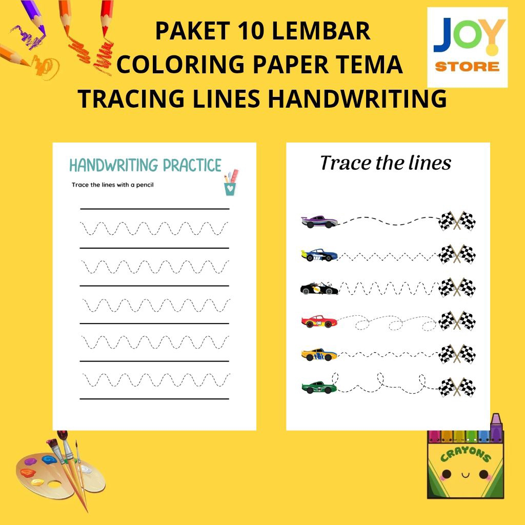 PACKAGE 10 Sheets of Activity Drawing Paper / Worksheet for ...