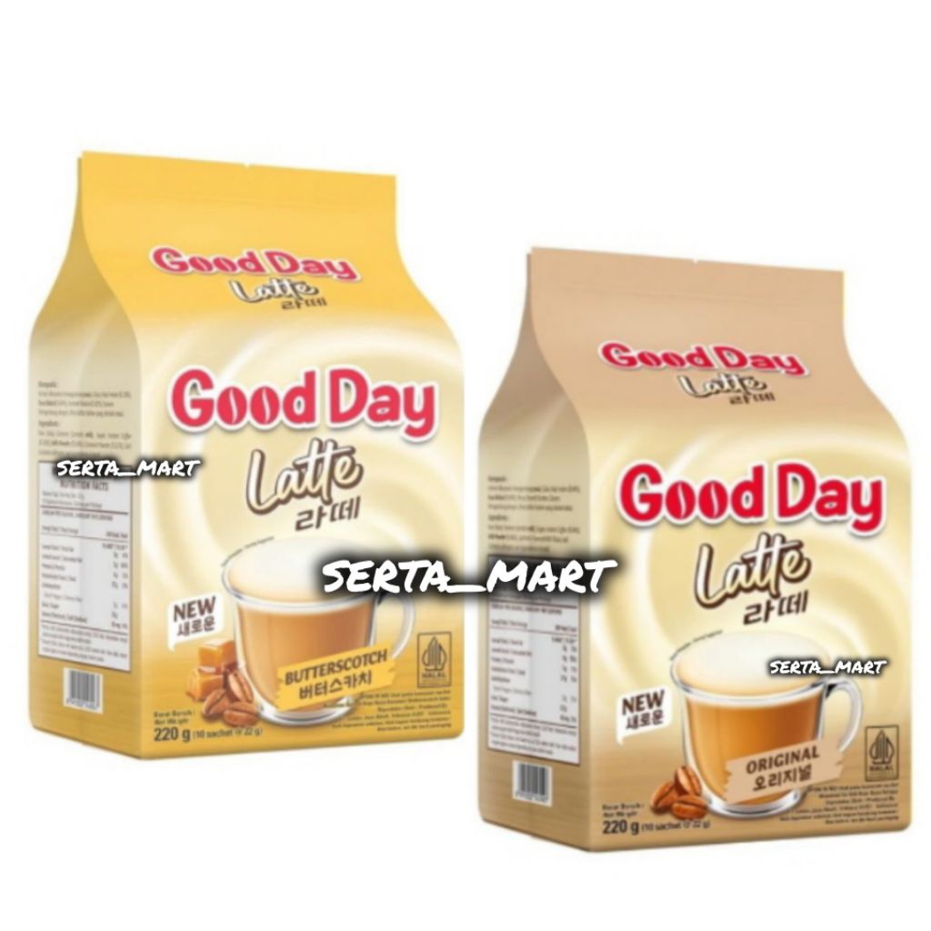Good Original Latte Instant CoffeeDAY Butterscotch/ 10's x 22gr ...