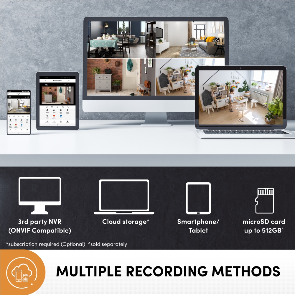 Prolink 3MP Smart IP Cam CCTV Wifi Indoor Full HD 360° View Baby Monitor Night Vision - Gambar 4