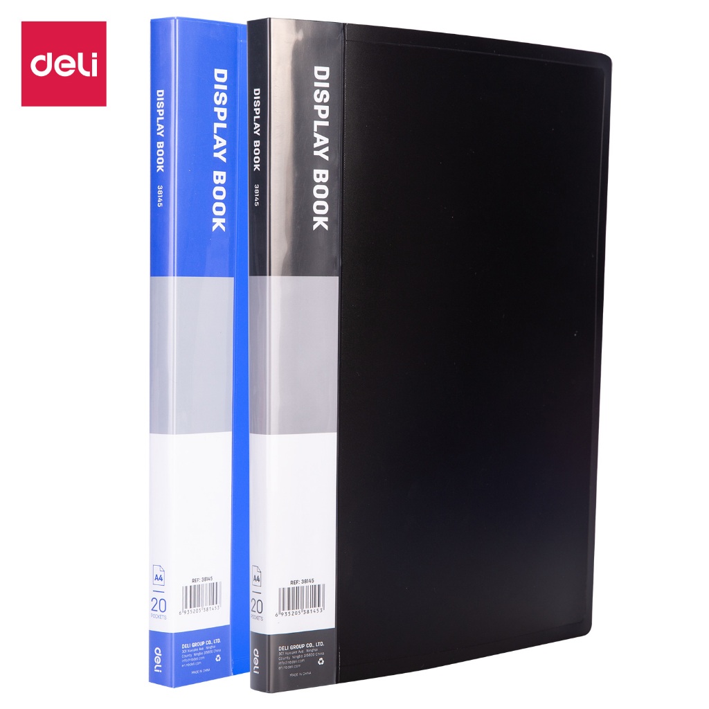 Deli Display Book / Map Clear Holder Document Keeper / Penyimpanan File Dokumen A4 10 Pages 3814X - Gambar 2