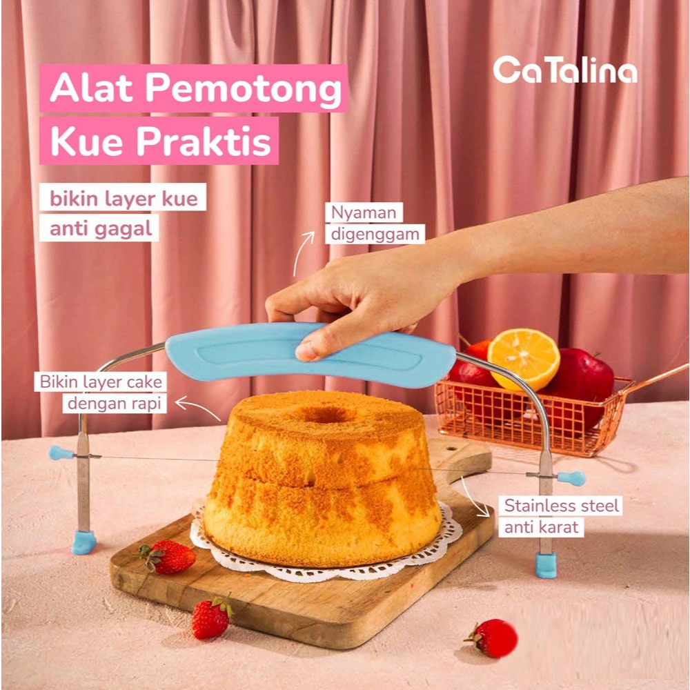 Pemotong Kue Cake slicer Cake Leveler WL-100740 - Gambar 2