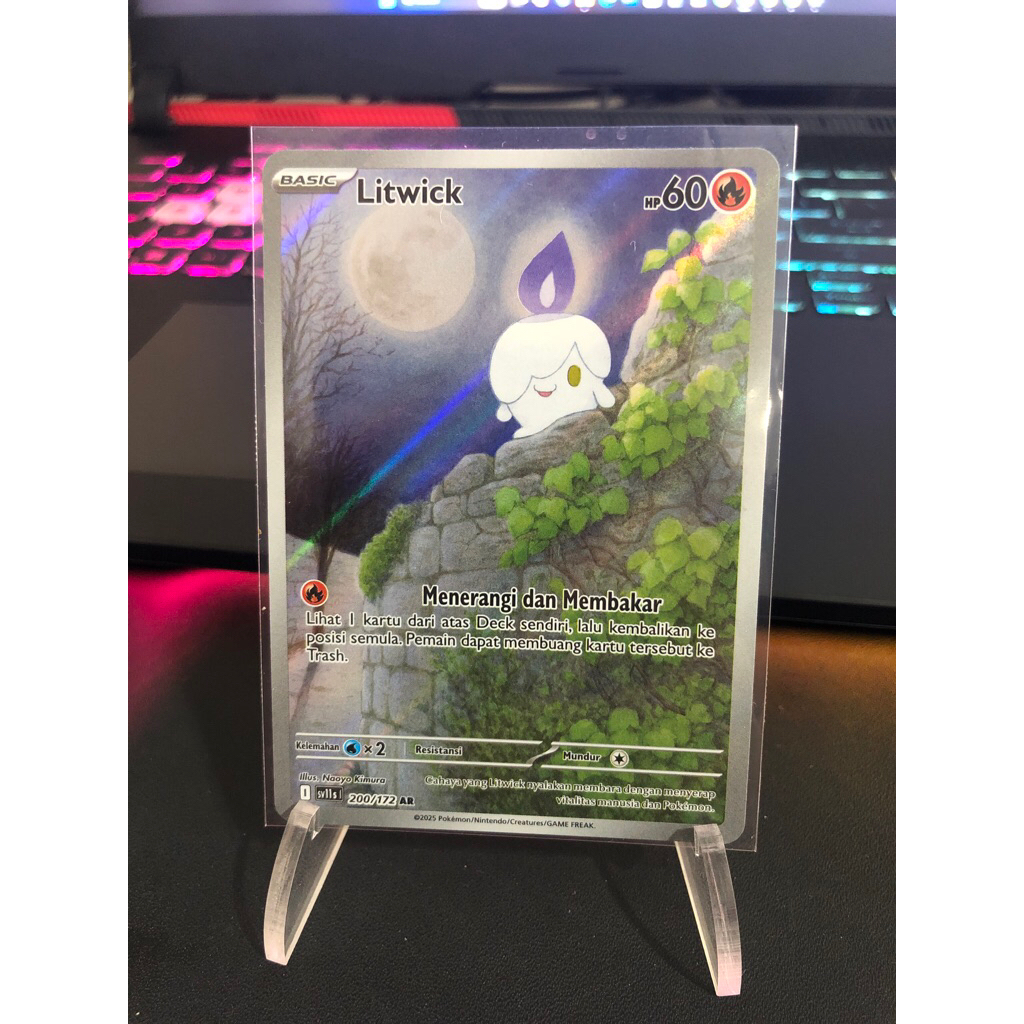 Pokemon TCG Indonesia sv11s Litwick 200/172 AR | Shopee Singapore