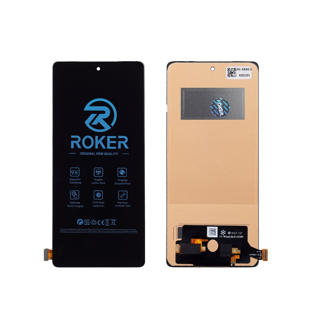 ROKER LCD TOUCHSCREEN INFINIX NOTE 40 X6853/X6855/X6858/TECNO CAMON 40/X6871 GT 20 PRO FULLSET