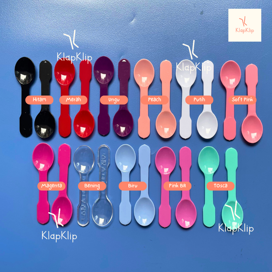 30Pcs Candy Color Plastic Spoon Long Handle Coffee Tea Ice Cream Milk Sauce Glue - View #8