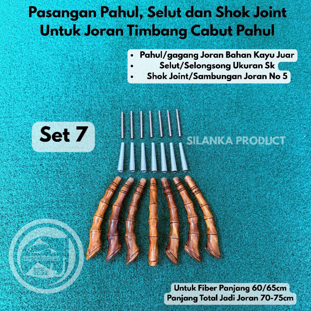 A Pair of Pahul, Selut, Shok Joint for 70cm Broken Weigh Rod Sponge ...
