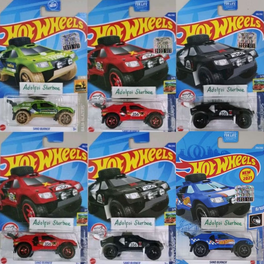 Hotwheels hot wheels sand burner HW race team 356 rally champs ryu's ...