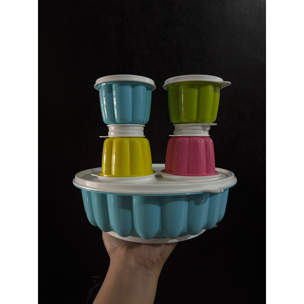 Jell O Set of Tupperware Jelly Molds | Shopee Singapore