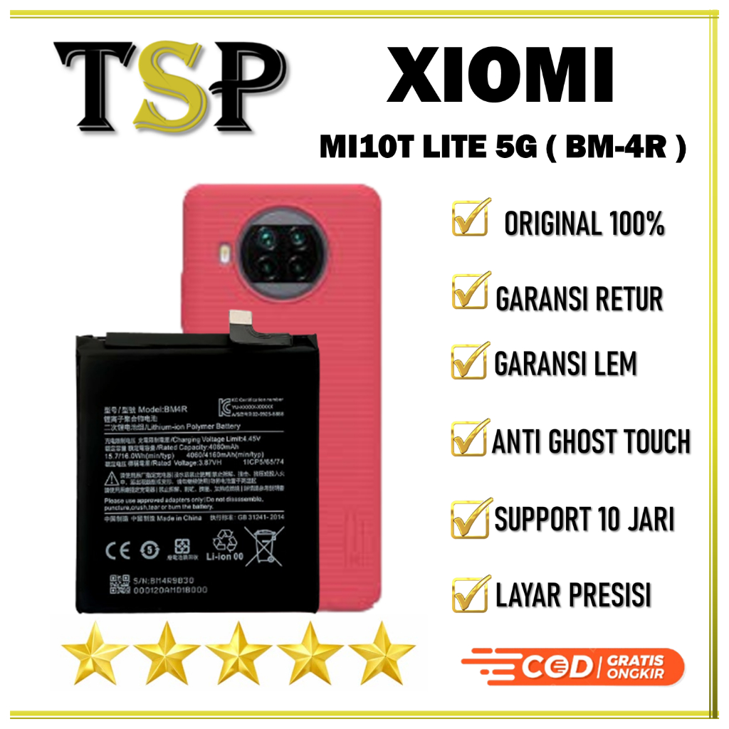 BATERAI XIAOMI ( BM-4R ) MI10T LITE 5G BATERAI ORIGINAL 100%