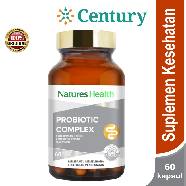 NATURES HEALTH PROBIOTIC COMPLEX ISI 60CAPS / PROBIOTIC / SUPLEMENT PENCERNAAN