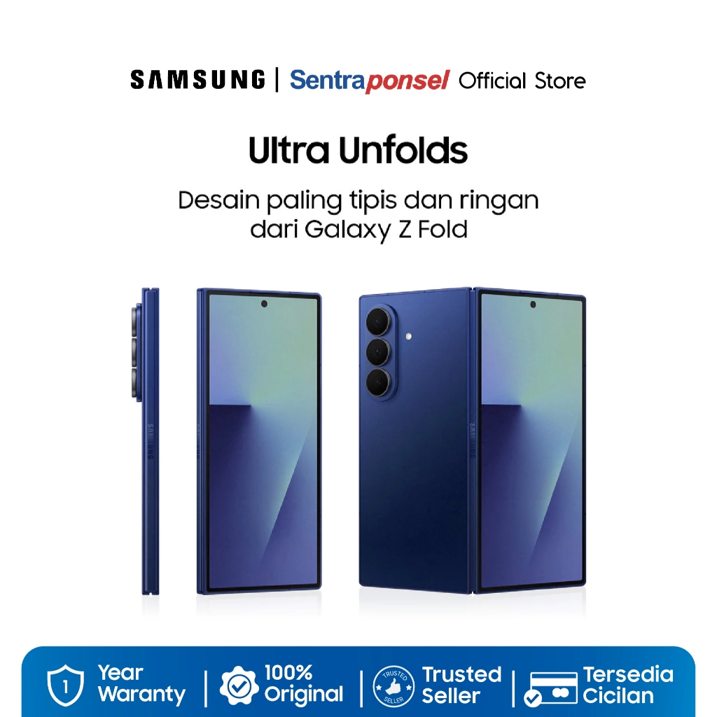 Samsung Galaxy Z Fold 7 12GB/256GB 12GB/512GB 16GB/1TB Kamera 200MP - Garansi Resmi Samsung Indonesia - Gambar 2