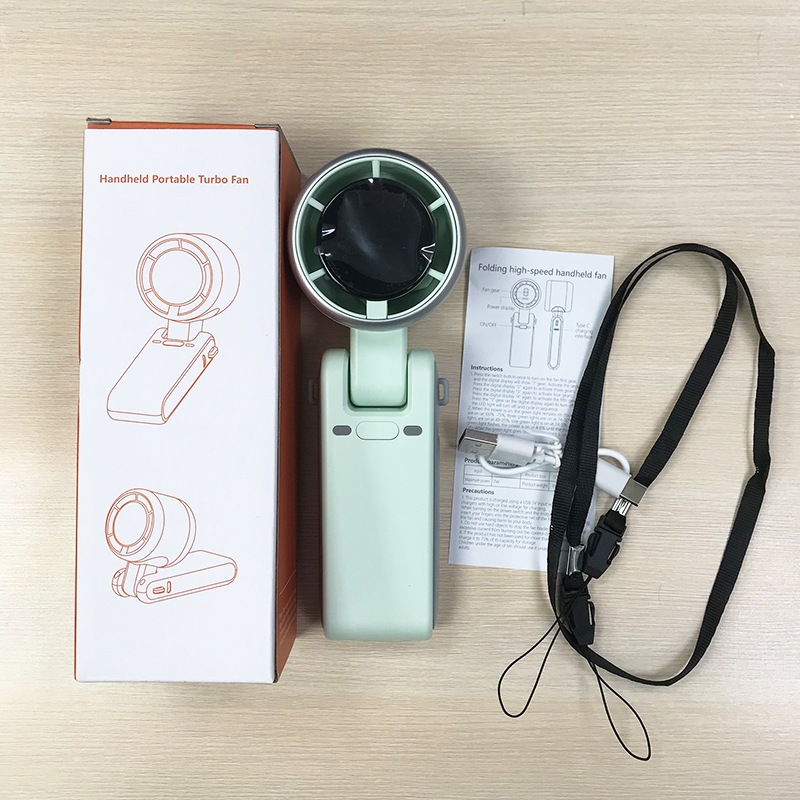 Kipas Mini Turbo 5 Kecepatan Portable Multifungsi - Gambar 4