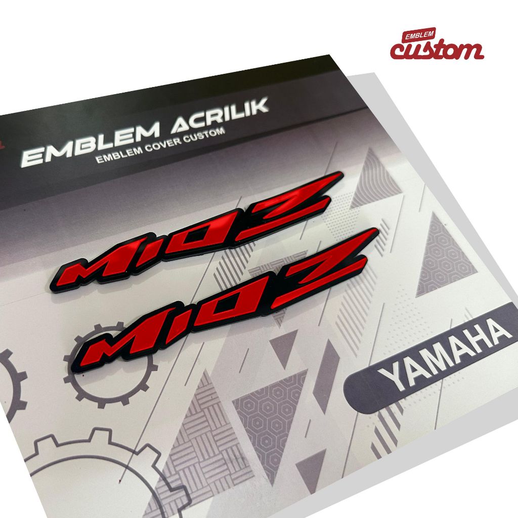 YAMAHA Acrylic Emblem Variations Custom 3D Zyamaha mio - Cool & Durable ...