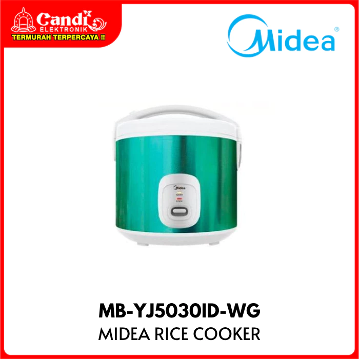 MIDEA Rice Cooker Penanak Nasi 1,8 Liter Inner Pot Anti Lengket MB-YJ5030ID-WG