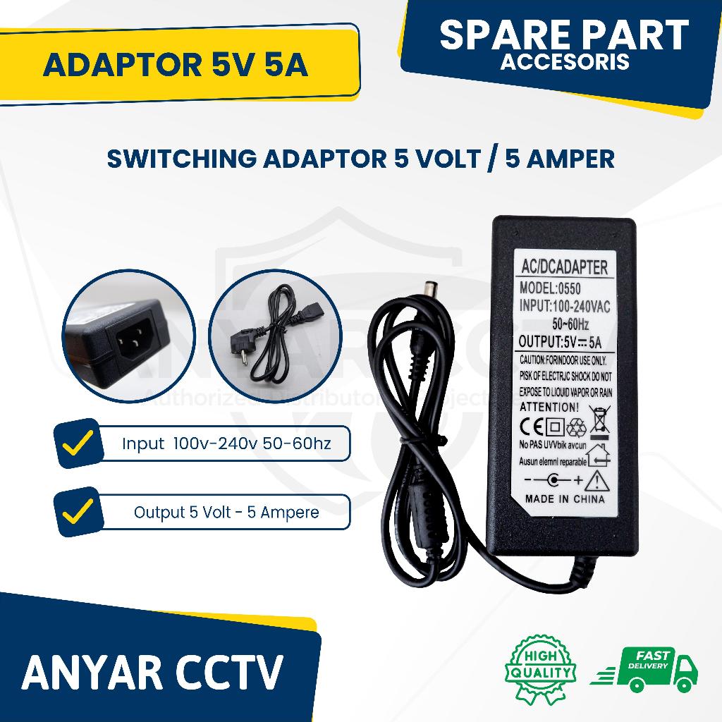 ADAPTER 5V 5A || 5 VOLT / 5 AMPER ADAPTER SWITCHING | Shopee Singapore