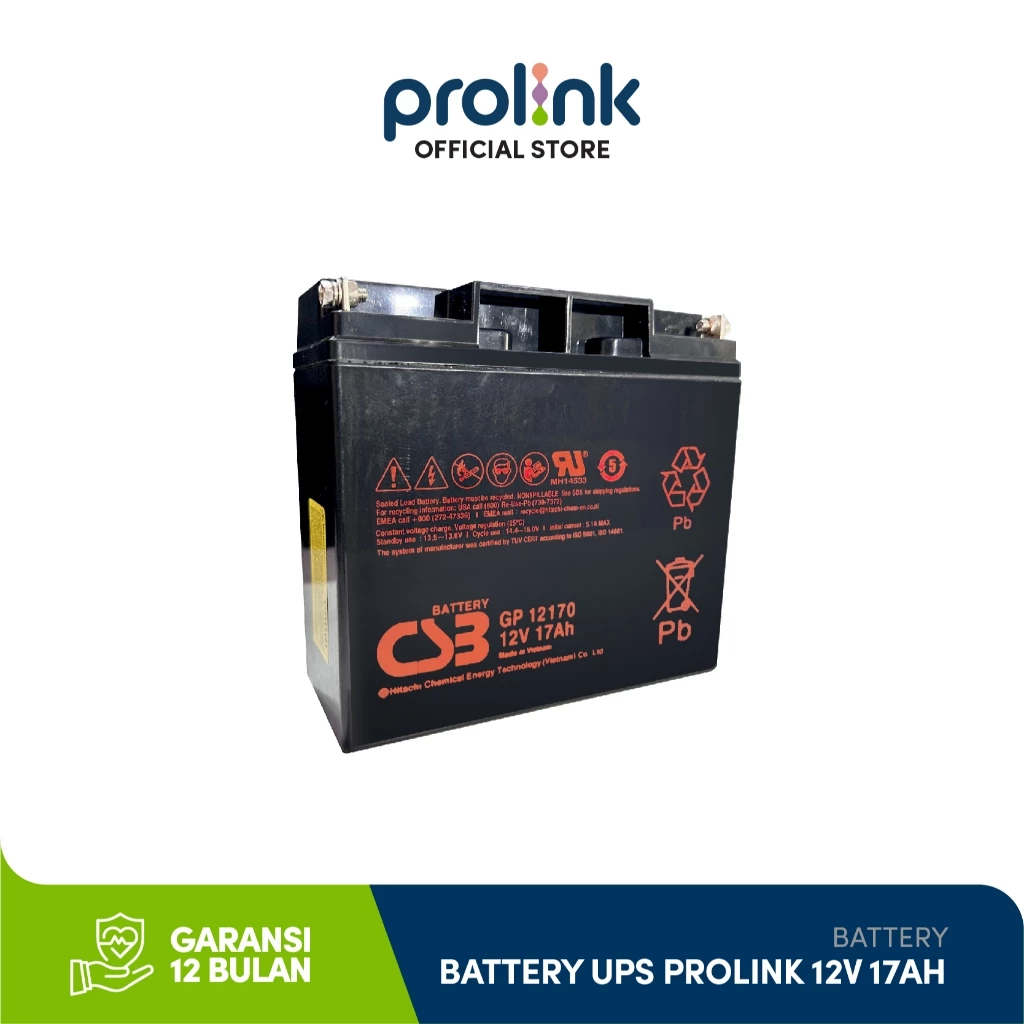 CLEARANCE Baterai Aki Kering Battery CSB GP 12170 GP12170 12V 17Ah. Baterai VRLA Standar UPS