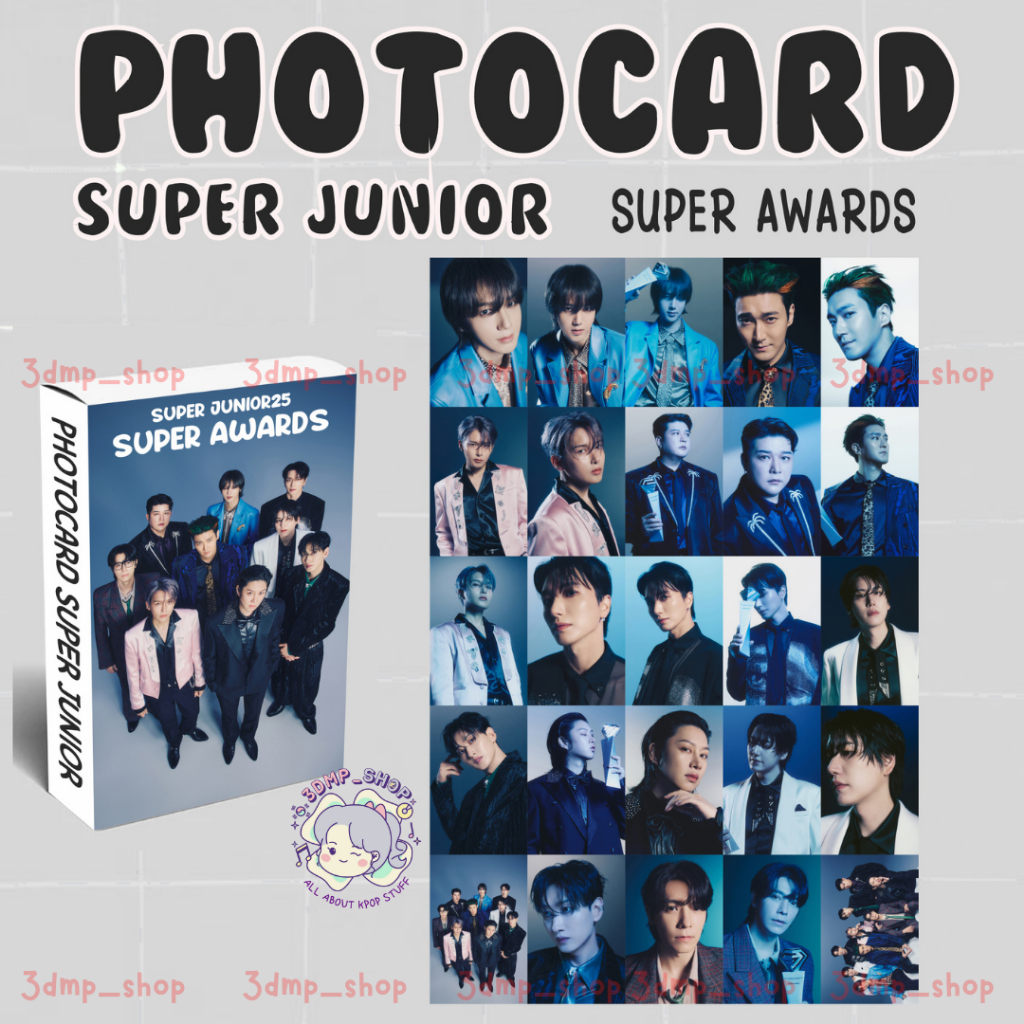 アイドル SUPER JUNIOR HOLOGRAM PHOTO CARD SET アイドル SUPER JUNIOR HOLOGRAM PHOTO CARD SET SUPER JUNIOR