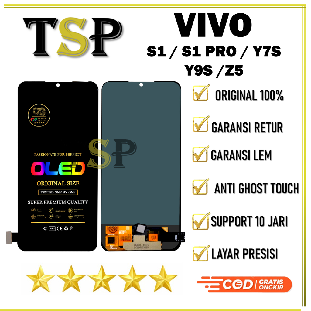 LCD TOUCHSCREEN VIVO S1 / S1 PRO / Y7S / Y9S / Z5 ORIGINAL FULLSET