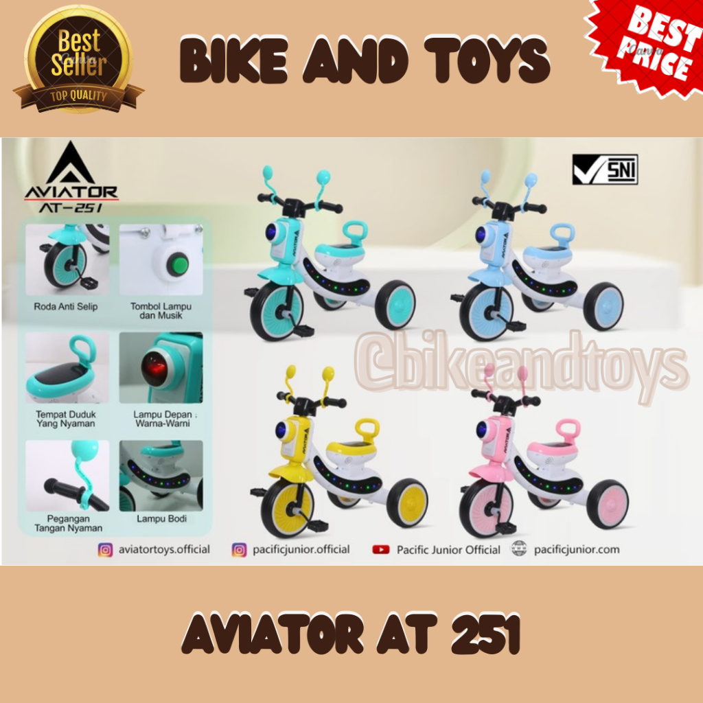 OUTSIDE THE CITY ONLY - Aviator AT-251/AT-125-7/ET-721 Children's ...