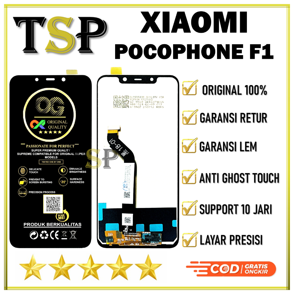 ORIGINAL  LCD XIAOMI POCOPHONE F1  ORIGINAL 100%