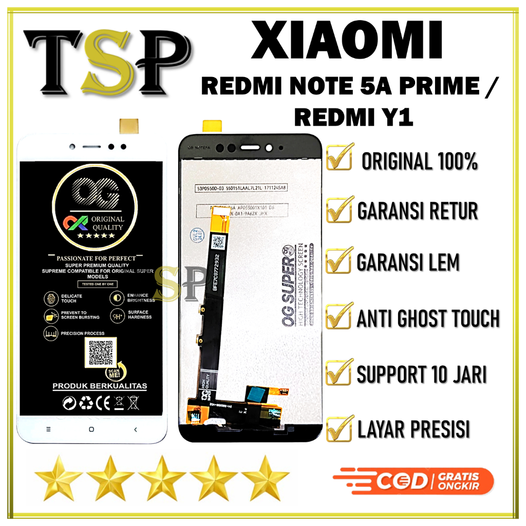 LCD XIAOMI REDMI NOTE 5A PRIME /  REDMI Y1 LCD ORIGINAL 100% - Gambar 2