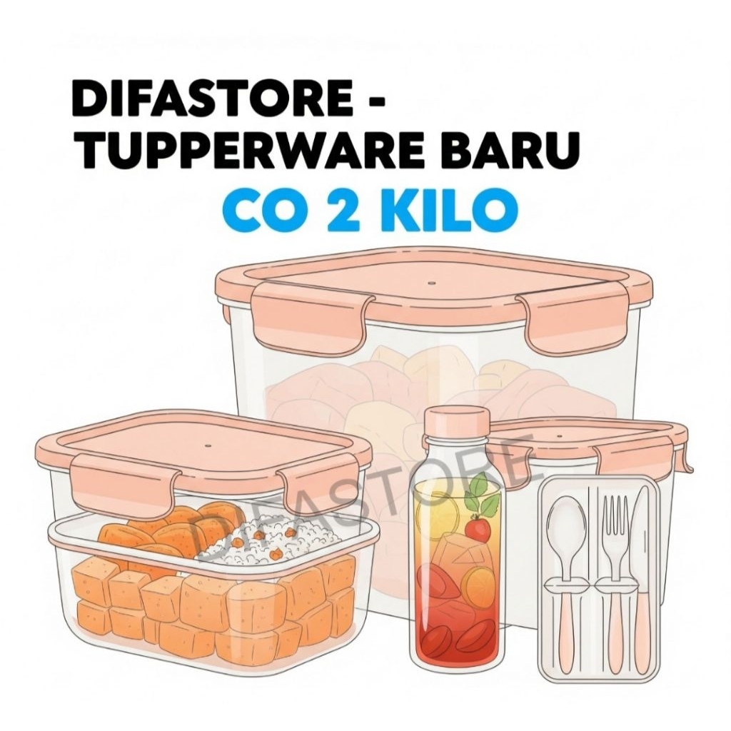 Tupperware New CO 2kg | Shopee Singapore
