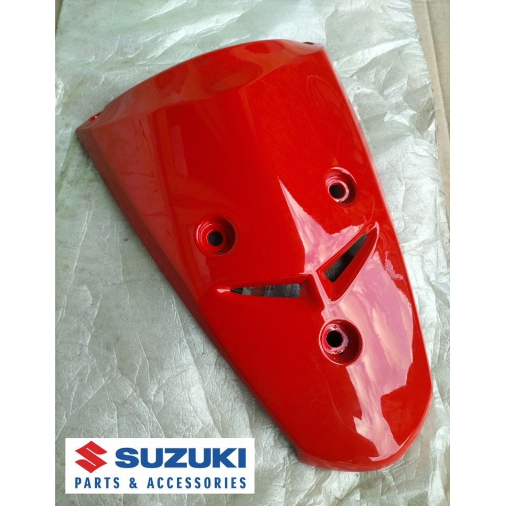MERAH SUZUKI ORIGINAL RED FRONT SHIELD PANEL FOR SHOGUN 125 R GEN 1 ...