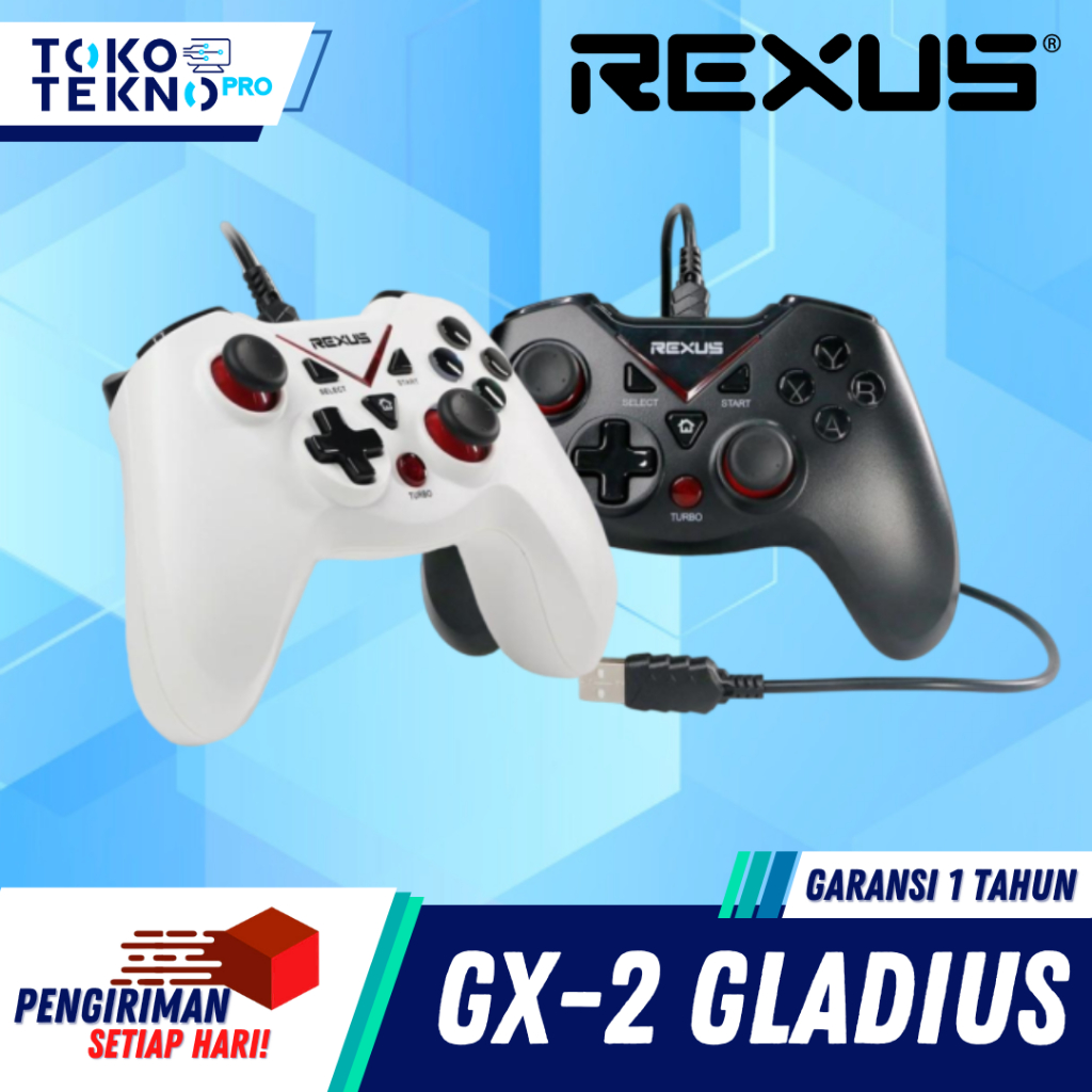 Rexus GX2 Gladius Joystick Pro Gaming Gamepad