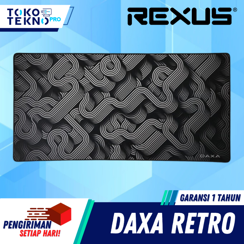 Rexus Daxa Retro Gaming Mousepad Cloth XL Mouse Kain