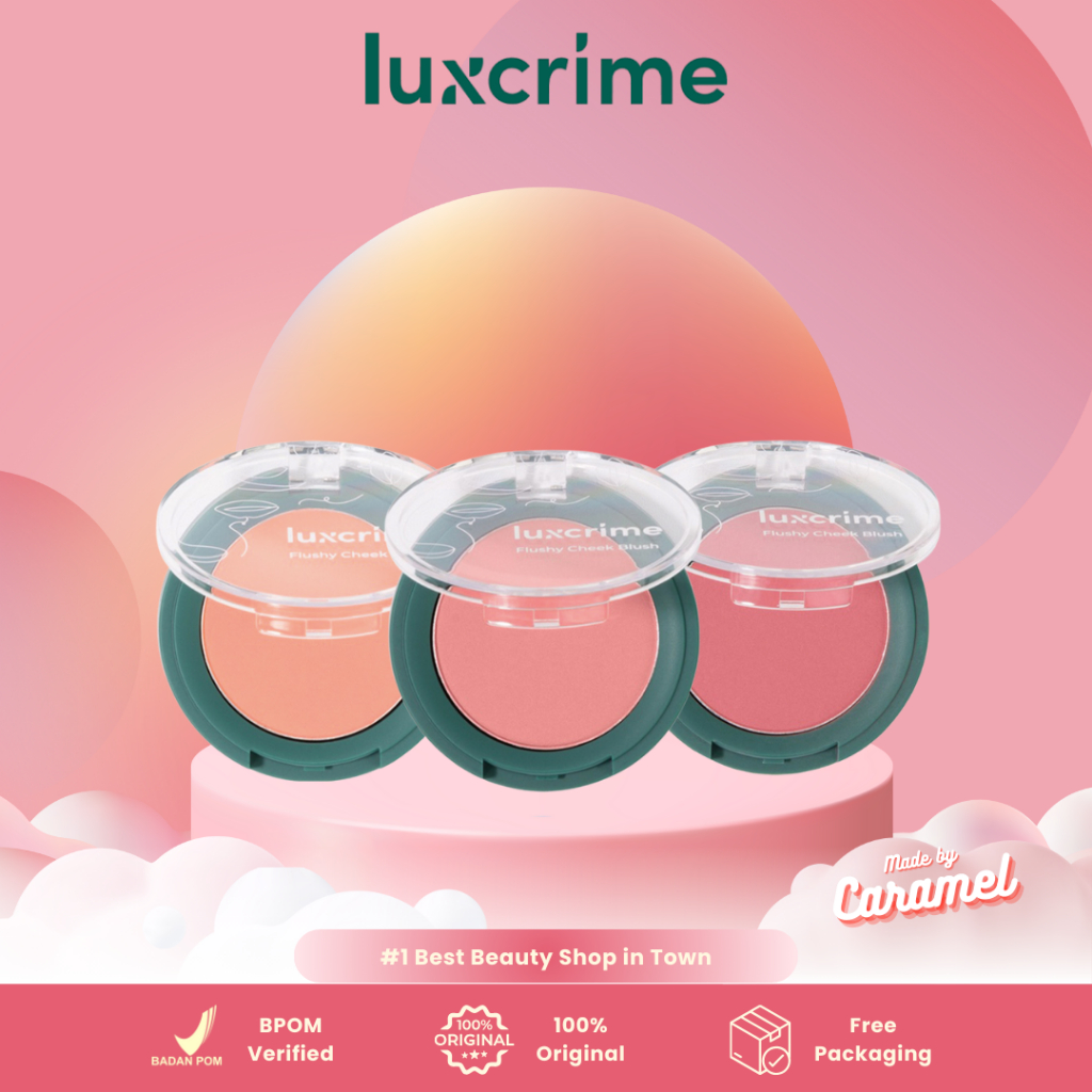 LUXCRIME Flushy Cheek Blush Peach Cobbler Strawberry Pie Blueberry ...