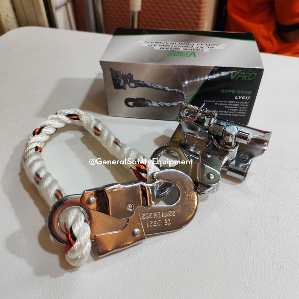 Rope Grab Vertical Fall Arrester VPRO LY617 Rock Climbing Safety/ VPRO ...