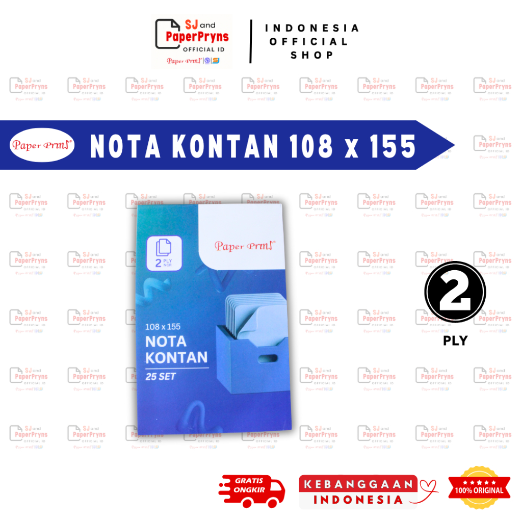PAPERPRYNS Cash Note 108 x 155mm (2 PLY) NCR Sheets | Shopee Singapore