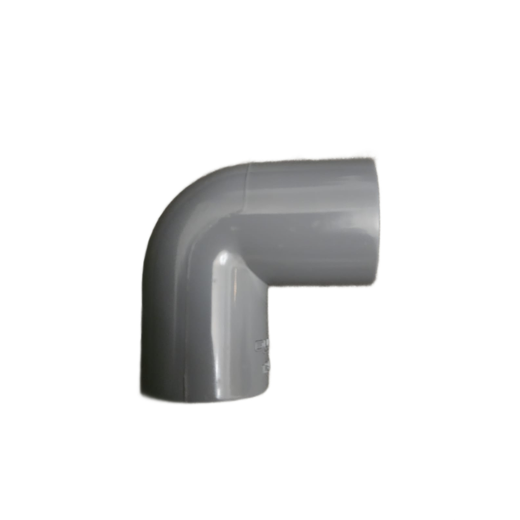 PVC ELBOW FITTING PVC 3/S4 INCH TYPE AW (TS) 90 DEGREES QUAD BRAND PVC ...