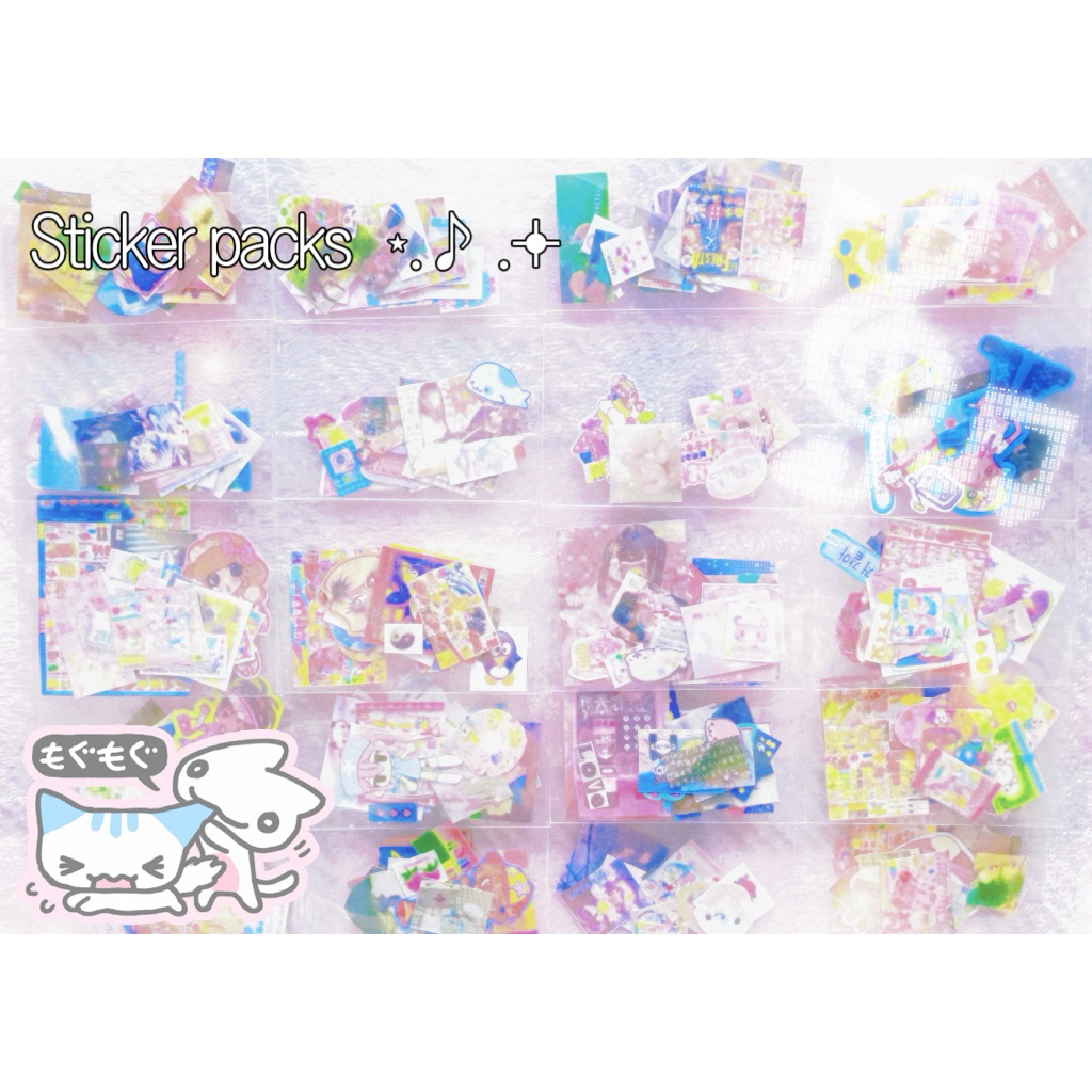 Cute Mystery Sticker Packs . | | !! Read Dec !! | | Freebies Pack ...