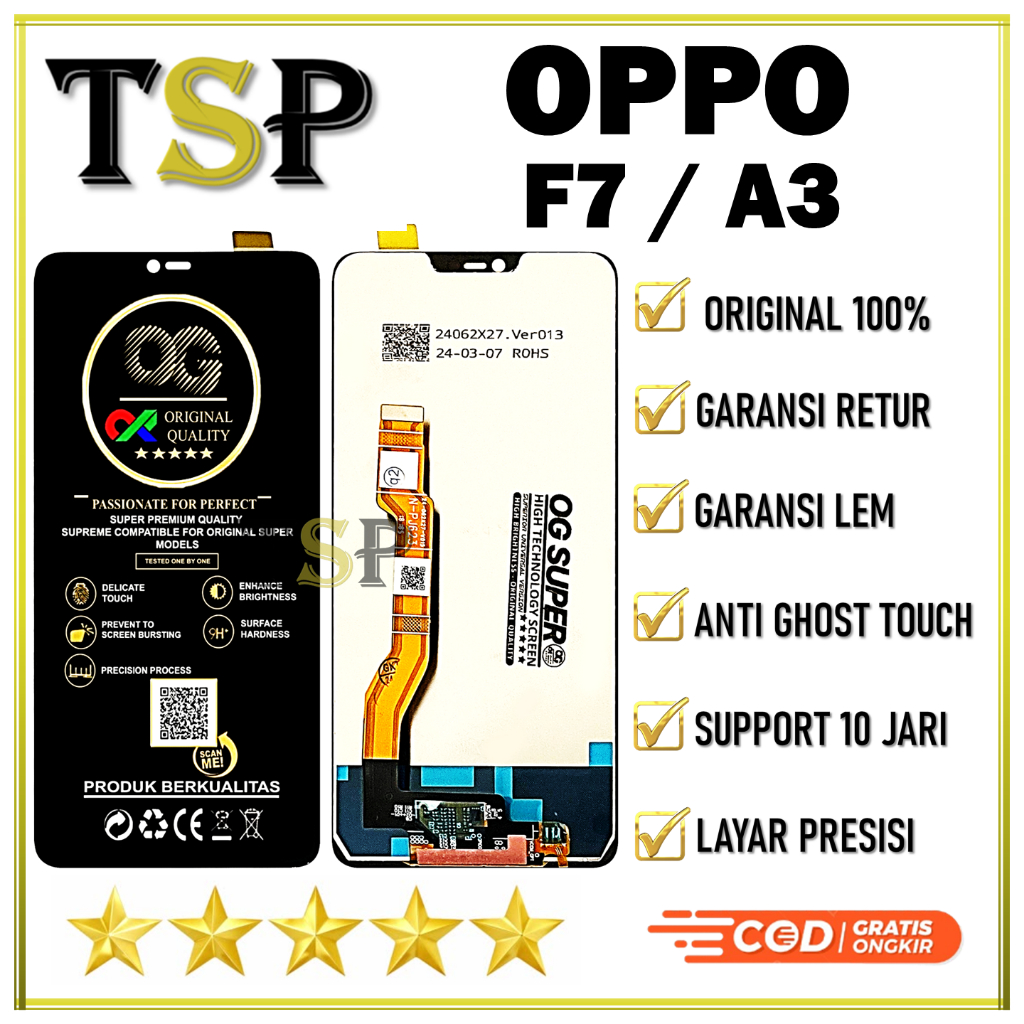 ORIGINAL 100% LCD OPPO F7 / A3 LCD ORIGINAL 100%