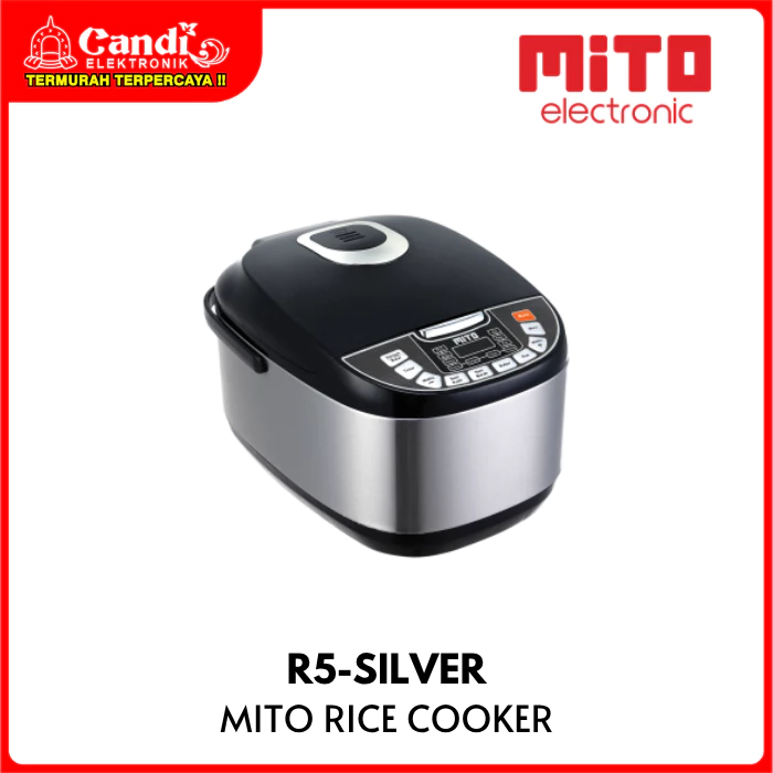 MITO Digital Rice Cooker MultiFungsi Kapasitas 2 Liter R5+ R5-SILVER - Gambar 2