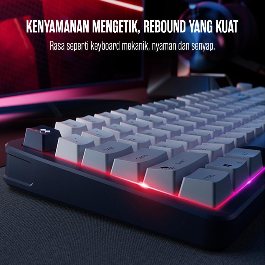 GAMEN GK300 / GK-300 Keyboard Gaming Membrane RGB Multifunction Knob Anti-Ghosting - Gambar 3