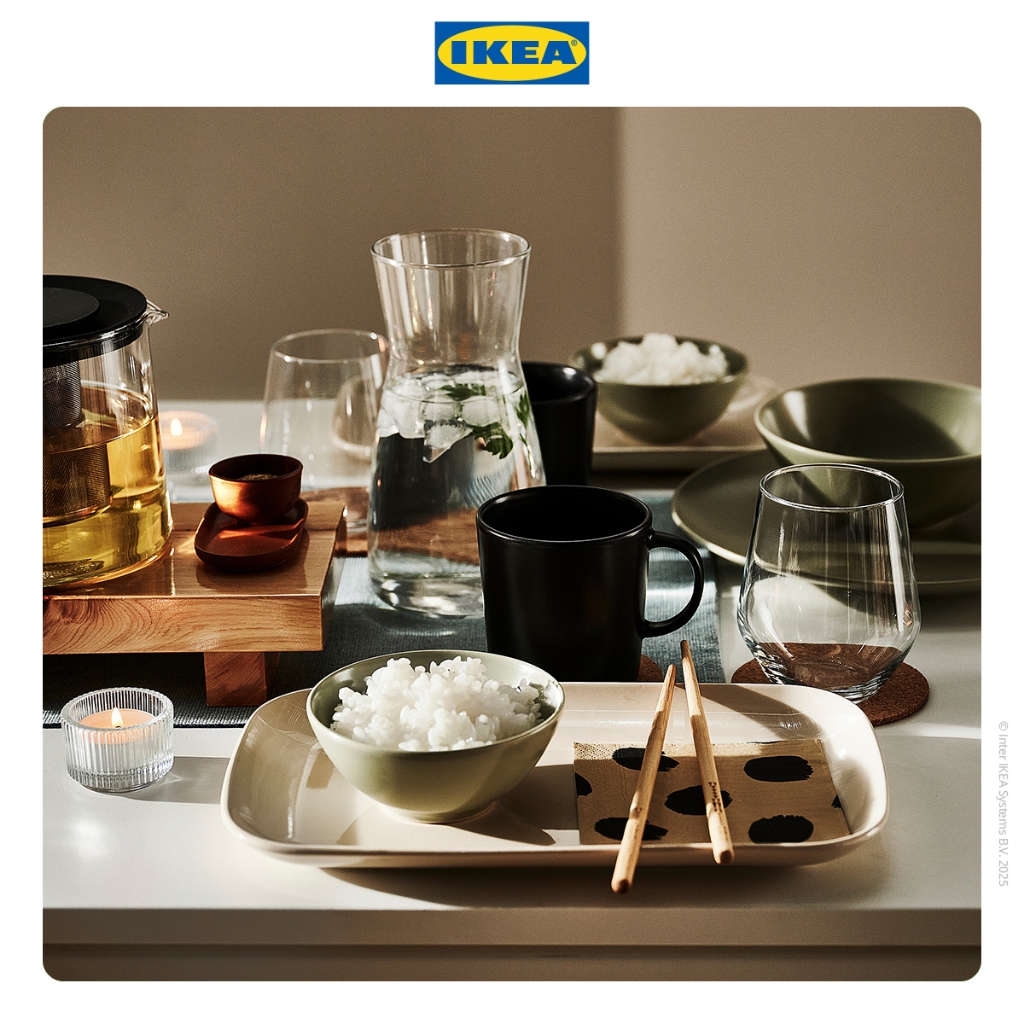 IKEA KARAFF KARAFE Botol Air Minum Bening 1L - Gambar 4