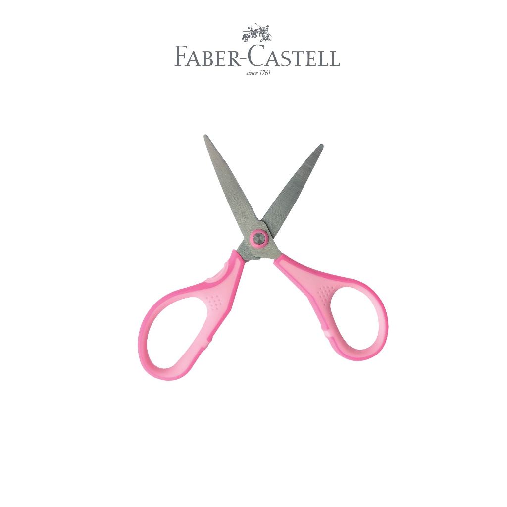 Faber-Castell Gunting Anak Aman Pegangan Karet - Gambar 4