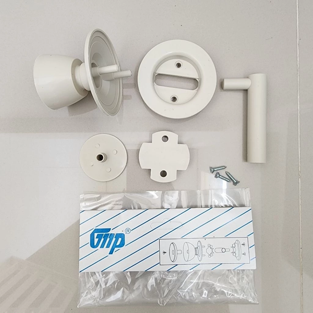Kunci Pintu Bulat Plastik GMP Untuk Kamar Mandi - Gambar 2
