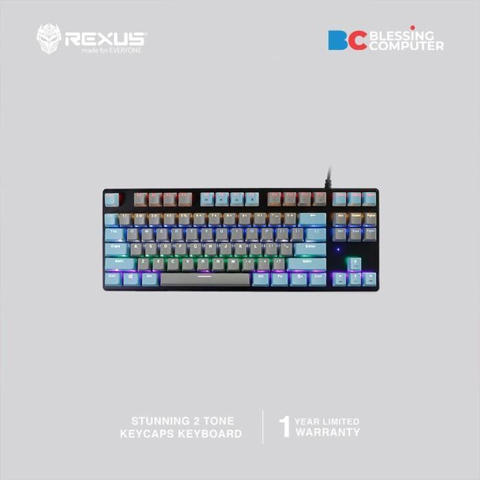 REXUS Legionare MX5.2 SMOKEY BLUE / RED SWITCH Gaming Keyboard | Shopee ...