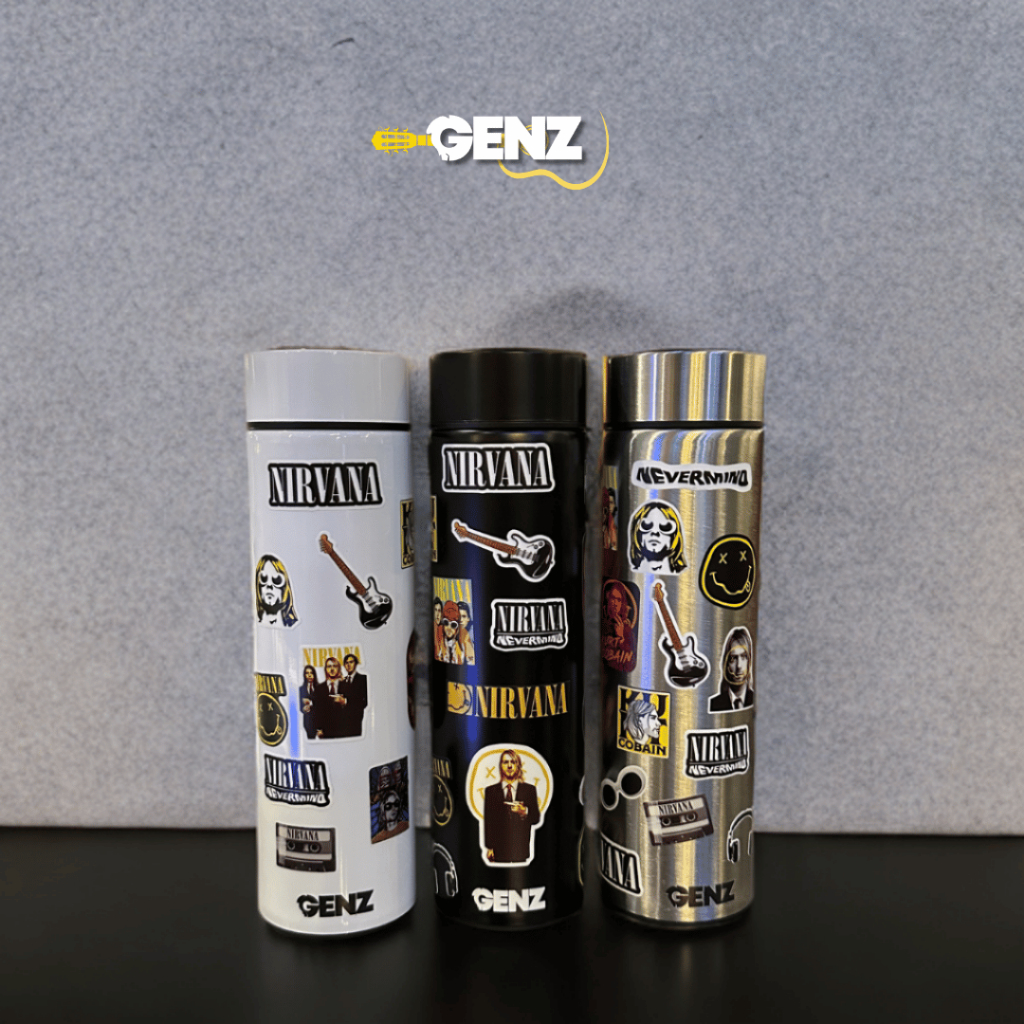 NIRVANA Tumbler Aesthetic  Premium Stainless Stell Tahan Dingin dan  Panas size 500Ml LED TEMPERATUR